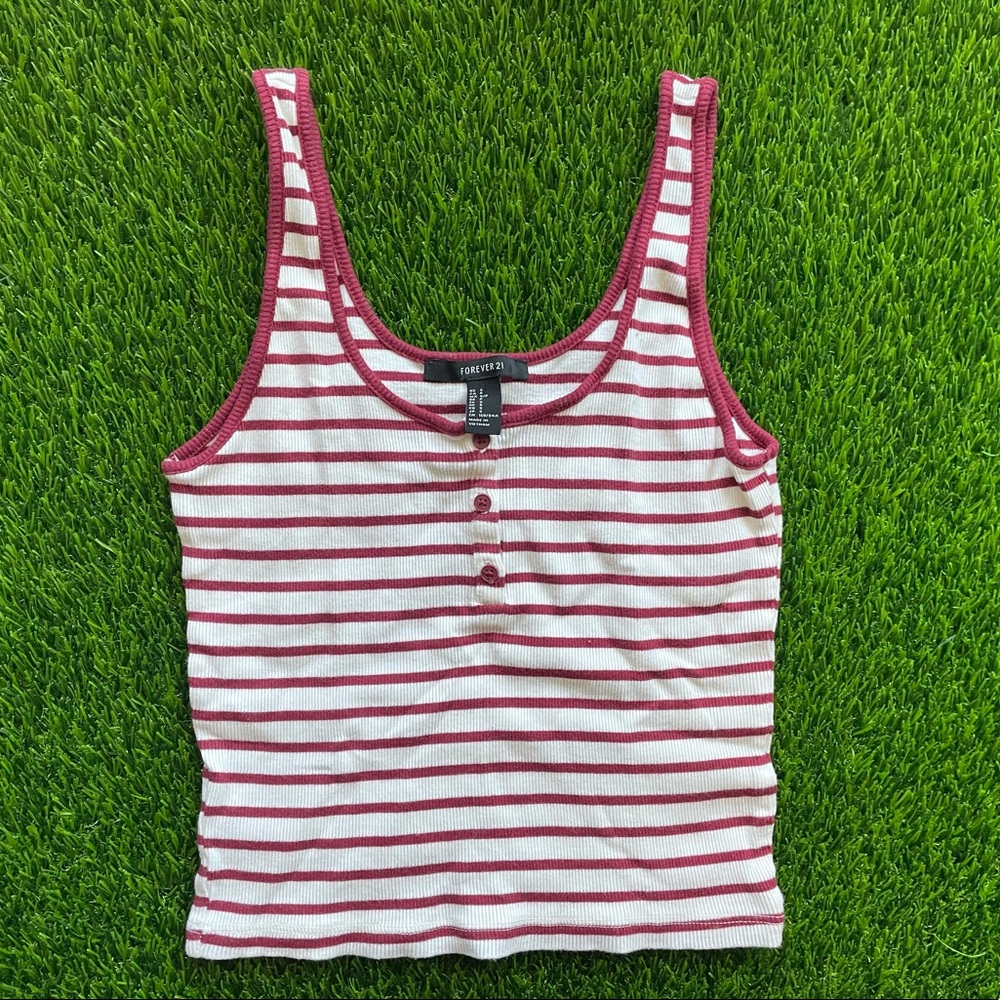 Forever 21 striped tank top